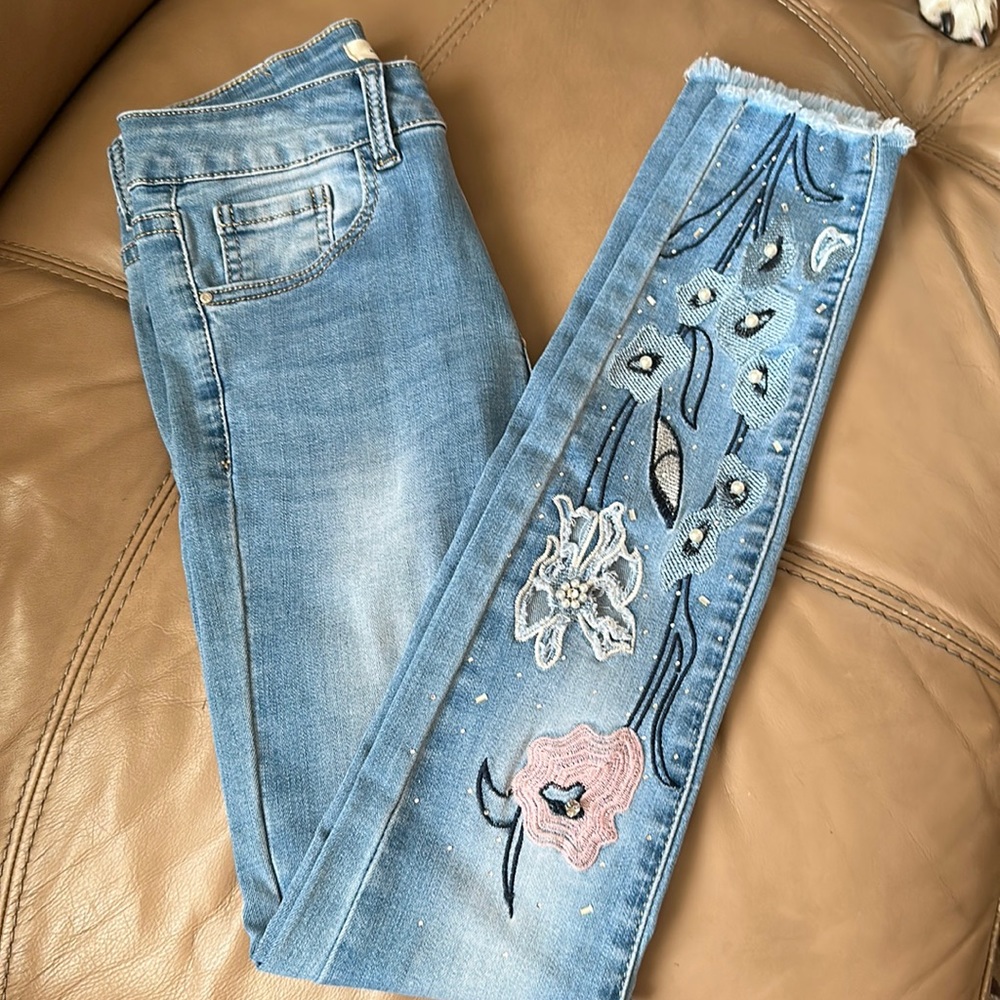 Redial denim skinny high rise jeans